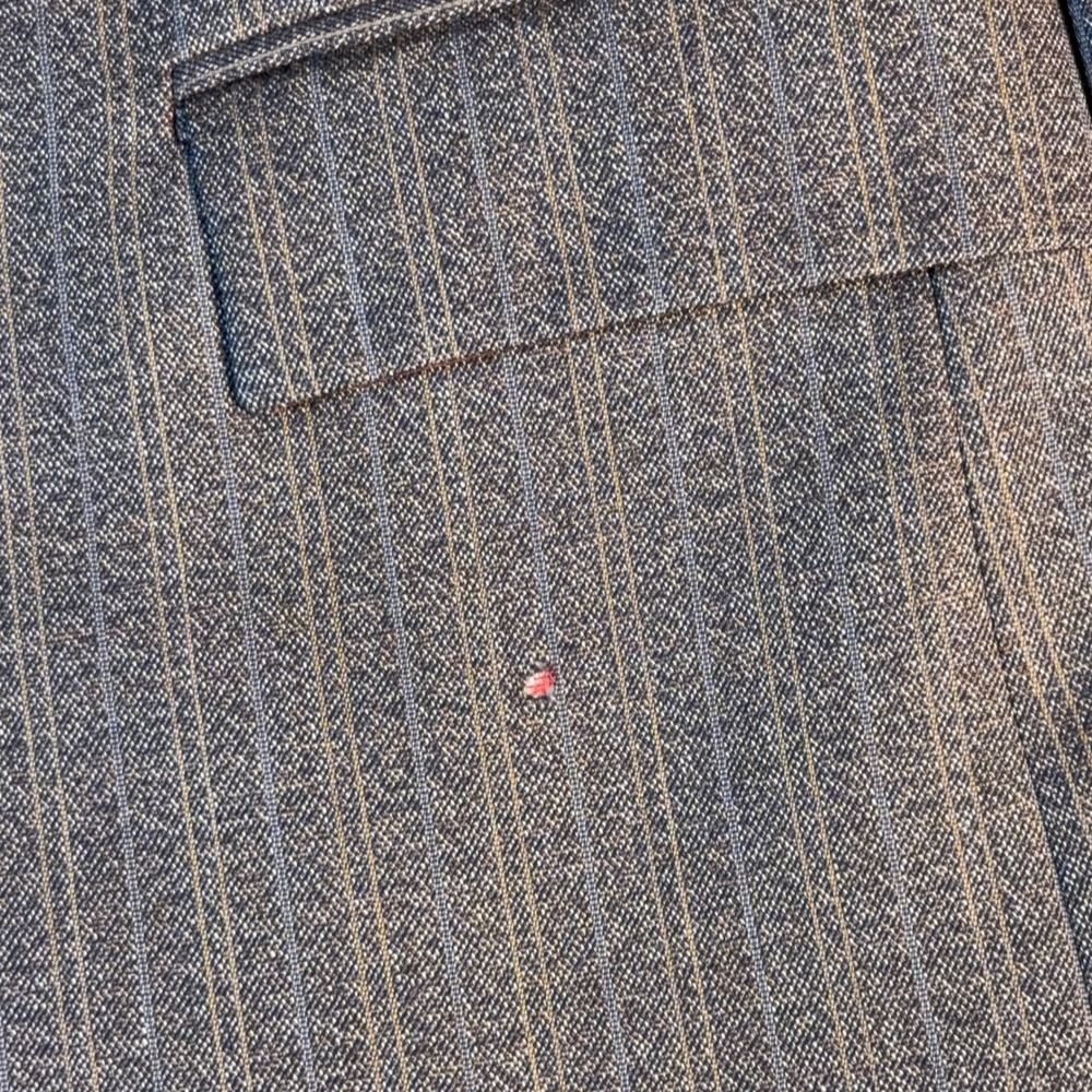 Christian Dior Monsieur Brown Pinstripe Blazer Vintage 2-Button Sport Coat - Picture 4 of 14